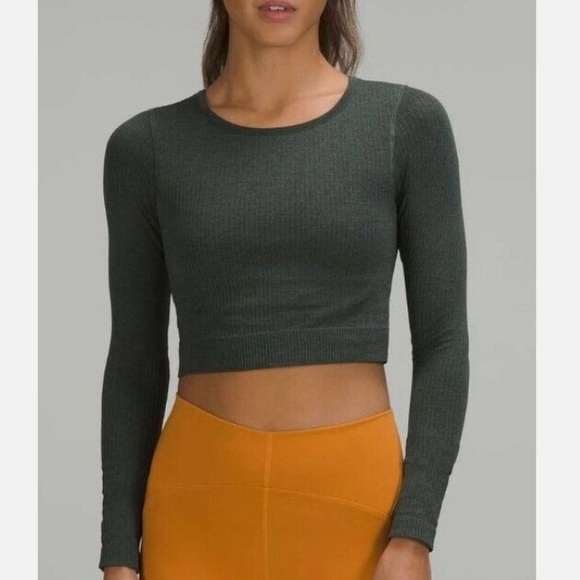 Lululemon | Ebb to Street Long Sleeve Shirt in Smoked Spruce - Picture 1 of 7